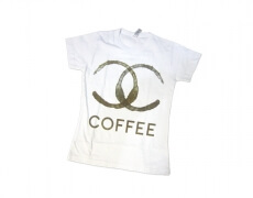 Digitalni tisk  logo Coffee na tricko