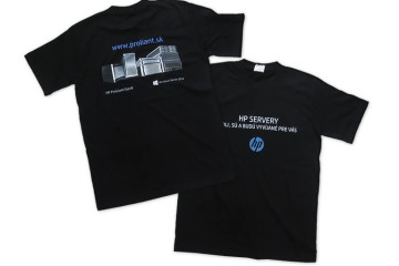 Digitalni tisk logo HP na tricko