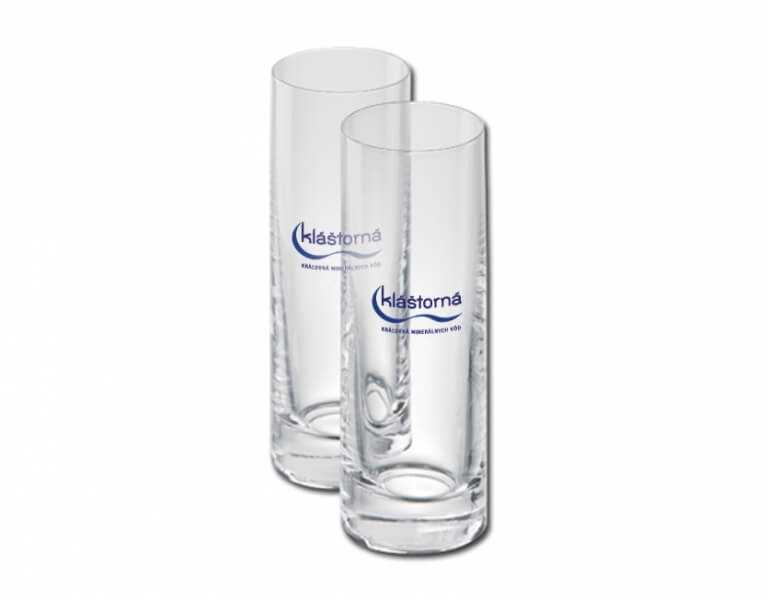 Tampónová potlač logo Kláštorná na pohár