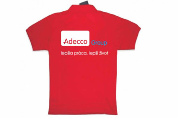 Sietotlac logo Adecco na tricko