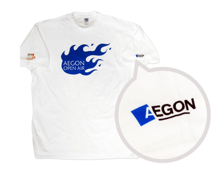 Sietotlac logo Aegon na tricko