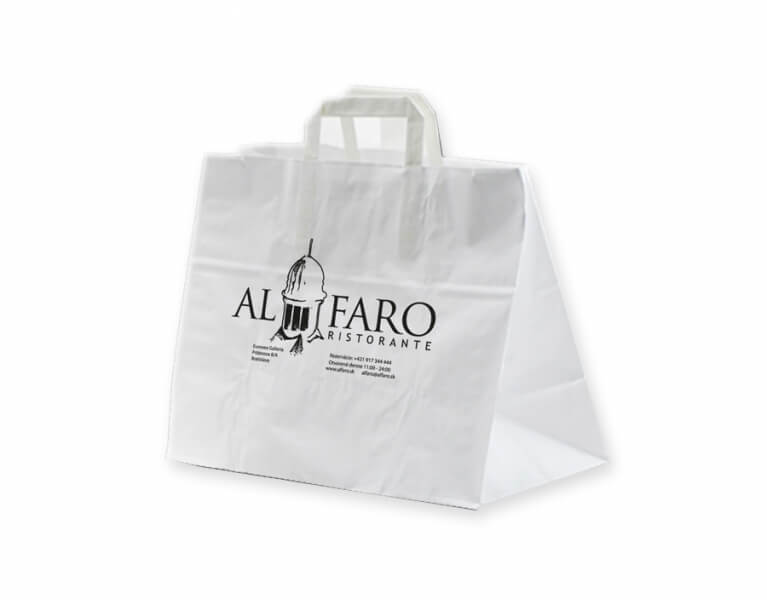 Sietotlac logo Alafaro ristorante  na papierovu tasku