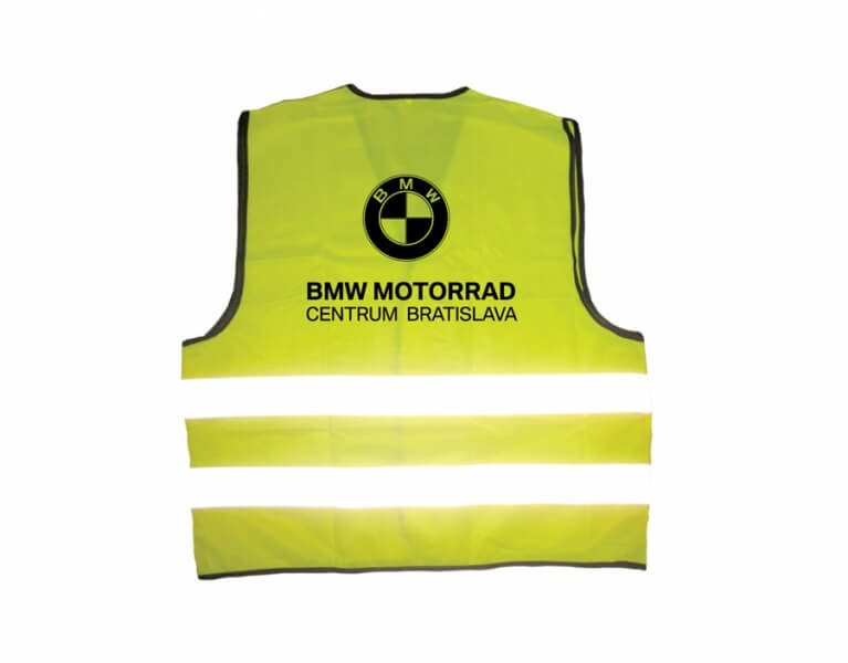 sietotlac logo BMW na reflexnu vestu