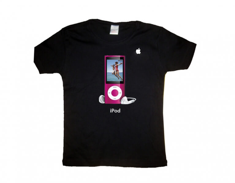 Sietotlac logo iPod na tricko