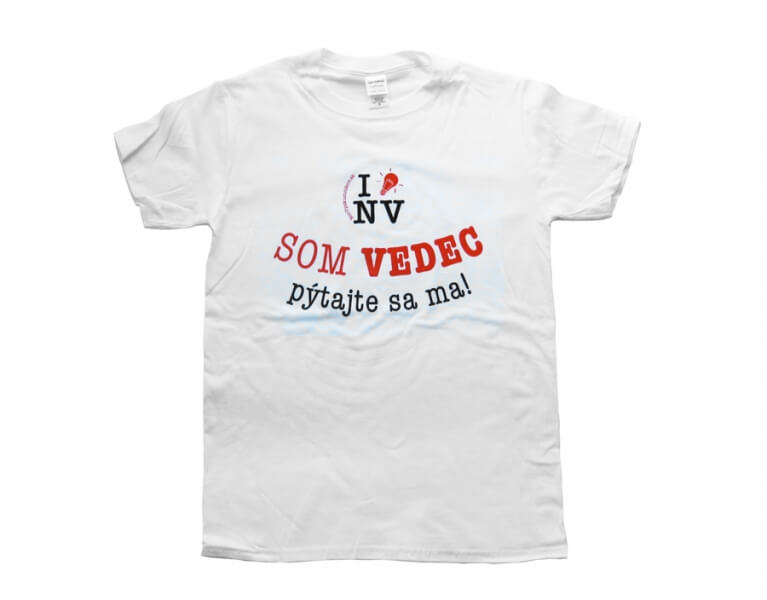 Sietotlac logo Som vedec na tricko