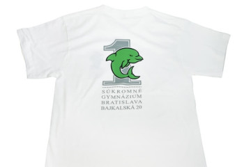 Sieťotlač logo Súkromné gymnázium BA Bajkalská 20 na tričko Sietotlac logo Sukromne gymnazium BA Bajkalska 20 na tricko