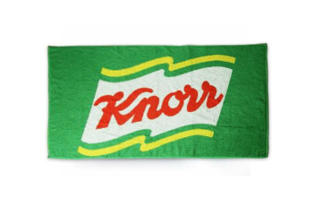 Sublimácia logo Knorr na uterák Sublimacia logo Knorr na uterak