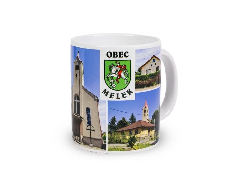 Sublimacia logo Obec Melek na hrncek