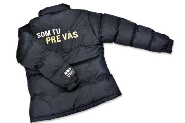 Výsivka logo OMW na zimni bundu