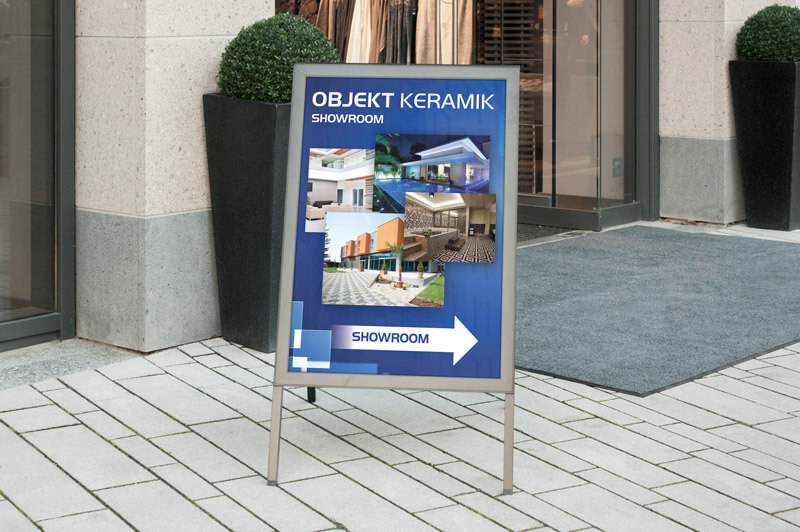 Áčková reklamní tabule