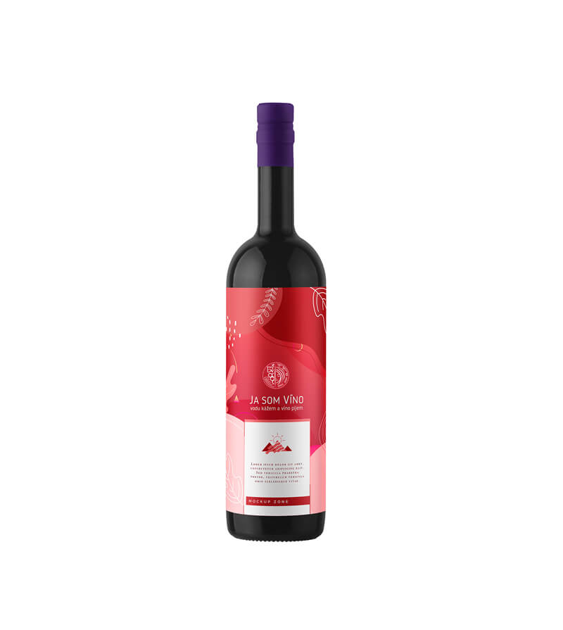 etiketa na víno vlastný dizajn