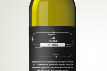 etiketa na víno pf dárek