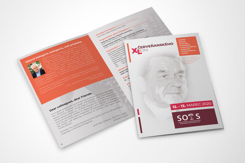 Brožúra pre kongres, dizajn na mieru