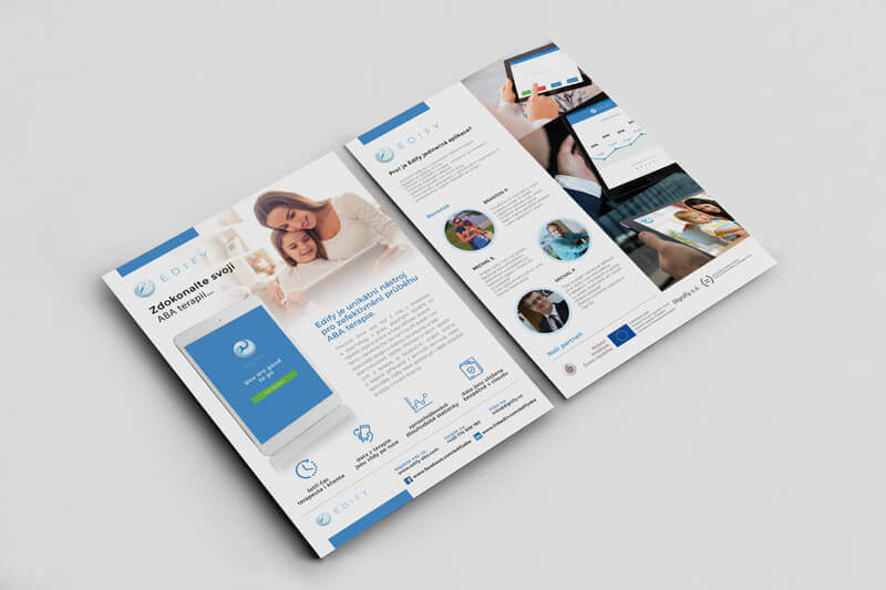 propagačný leták aplikácia