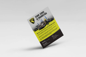 Propagační leták auto servis a eshop