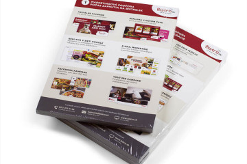 Letáky bistro nabídka