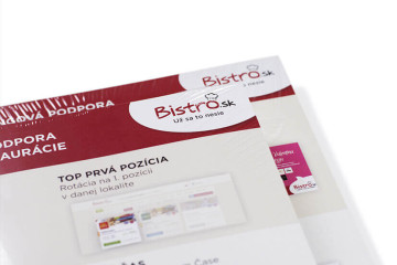 Letáky bistro nabídka