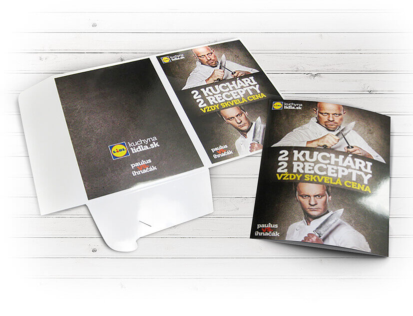 Folder na dokumenty cmyk potlač