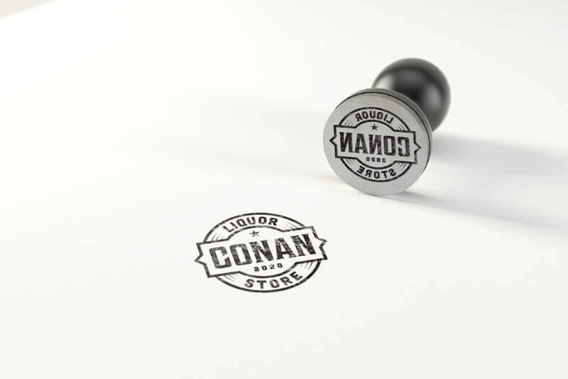 okrúhle pečiatky s vlastnou grafikou