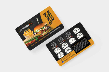 vernostná karta pre fastfood