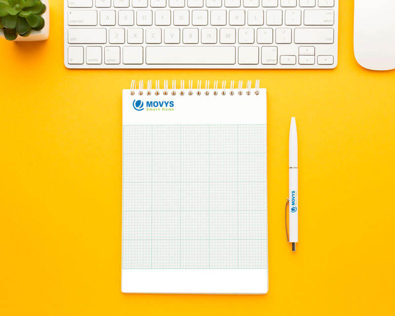 Poznámkový blok s logom