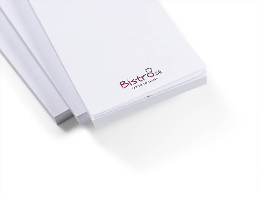 bločky s vlastnym logom