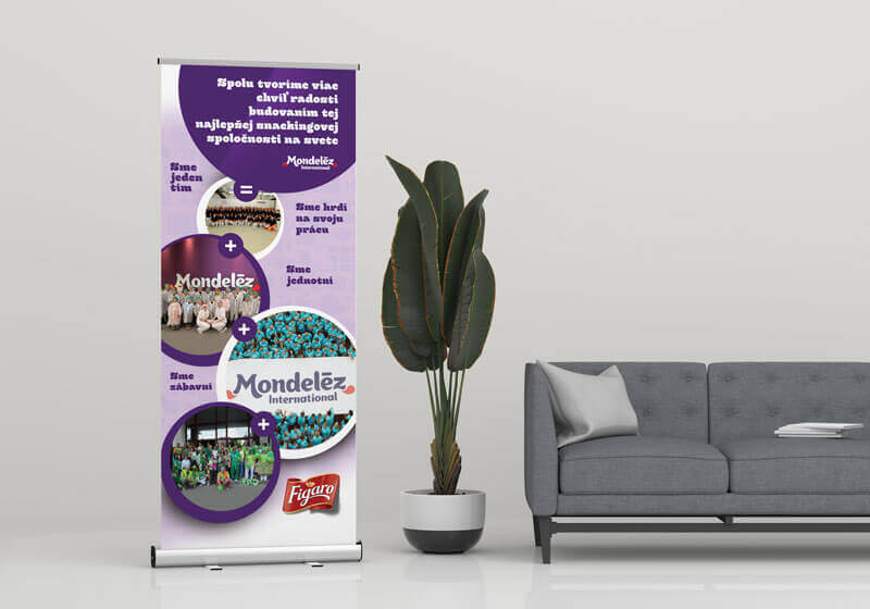Prezentační rollup - indoor reklama