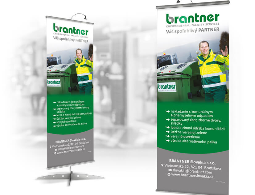 Firemný rollup na mieru