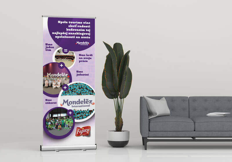 Prezentační rollup - indoor reklama