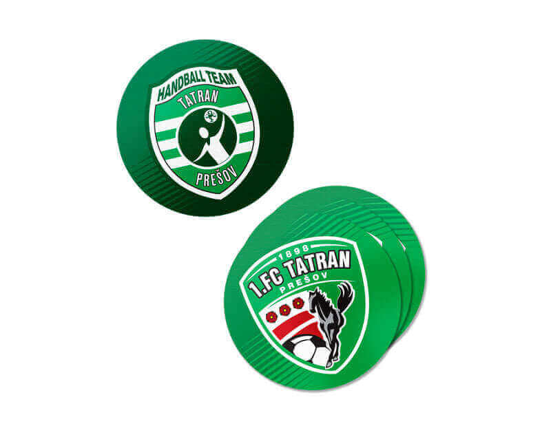 Papierové samolepky plnofarebná potlač