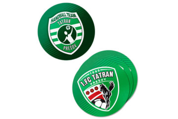 Papírové samolepky barevný potisk