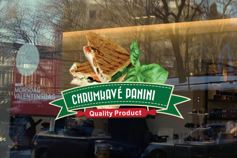 Reklamní Nálepka na výklad