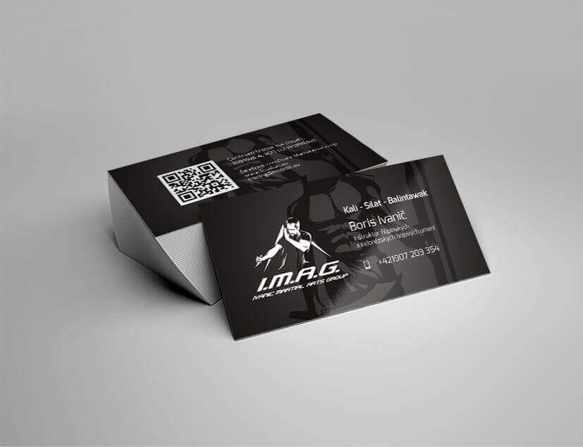 Papírová vizitka - osobní trenér