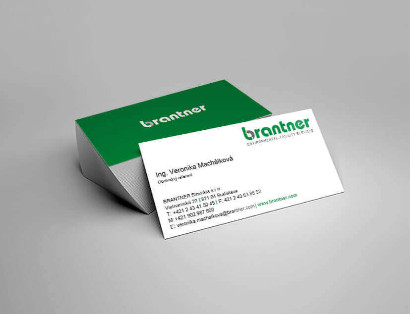 Papírová vizitka - grafický návrh na míru