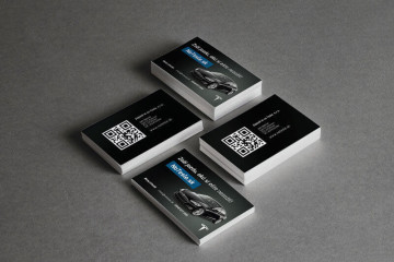 Papírová vizitka s designem na míru