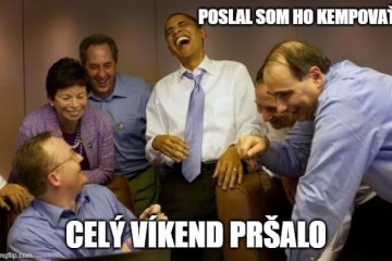 Témou newsletteru bolo kempovanie. Kompasy, survival náramky, vreckové nože, ale aj poháre a solárne nabíjačky sa v prírode vždy zídu. Alt - Pršalo