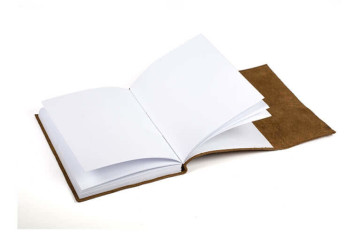 Notes s koženým obalom logo