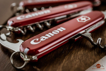 Vreckový nožík s logom Canon
