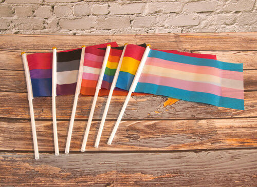 Mini vlajky na zákazku.