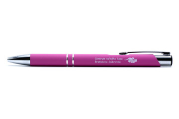 Kovové pero s potlačou - UV potlač