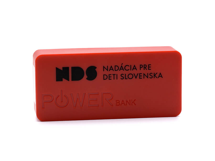 Powerbanka s tampónovou potlačou