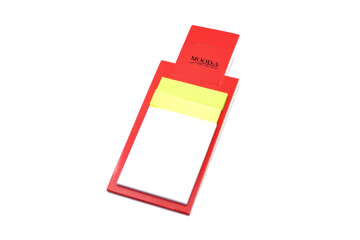 Note-in s tampónovou potlačou
