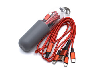 USB nabíjacie káble s tampónovou potlačou