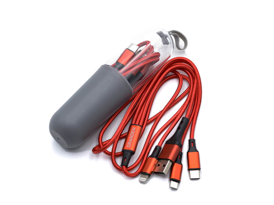 USB nabíjacie káble s tampónovou potlačou