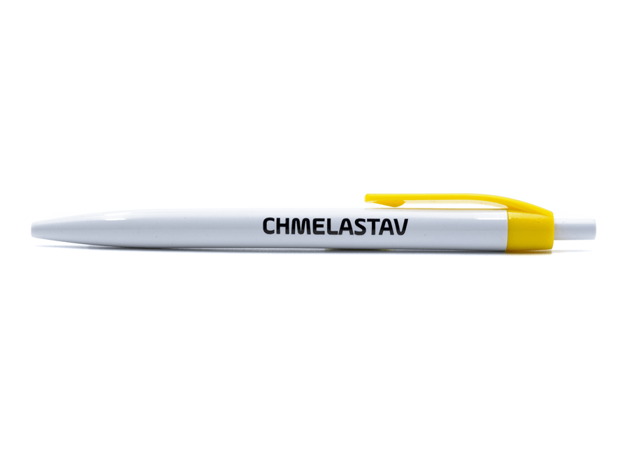 Plastové pero s tampónovou potlačou