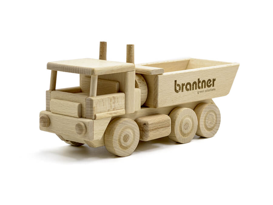 Dřevěná hračka kamion