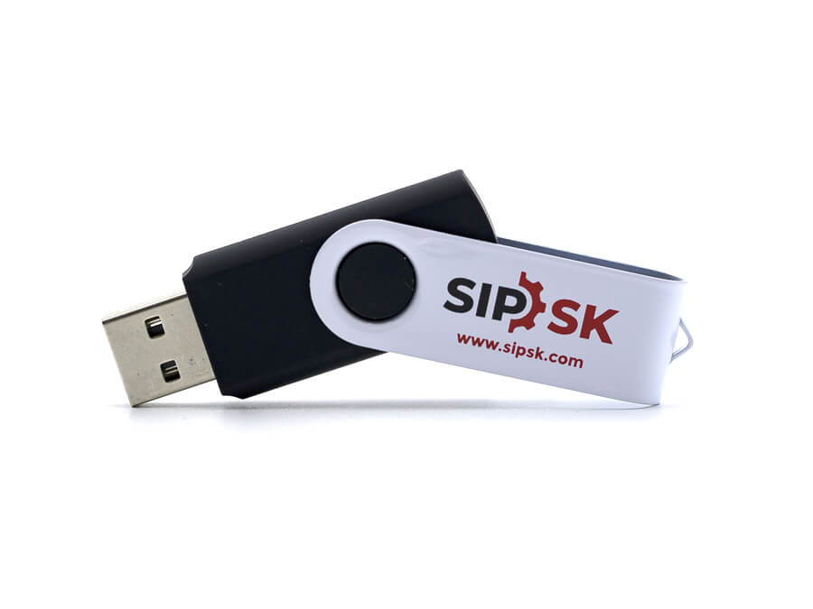 USB kľúč s tampónovou potlačou