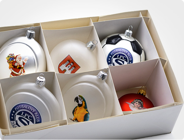 Rôzne tvary dekorované UV tlačou; Různé tvary dekorované UV tiskem