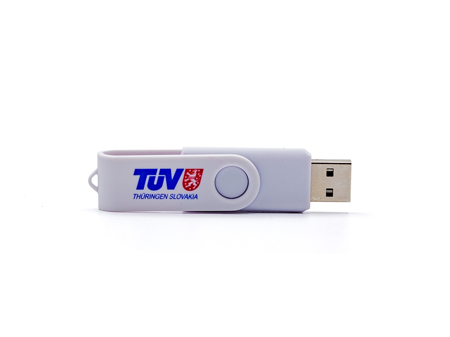 usb kľúč s tamponovou potlačou