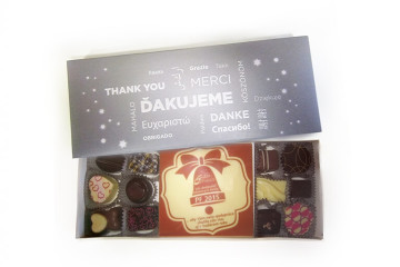 Pralinky s potlačou loga